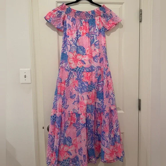 Lilly Pulitzer | Dresses | Lilly Pulitzer Dezi Offtheshoulder Maxi Dress |  Poshmark